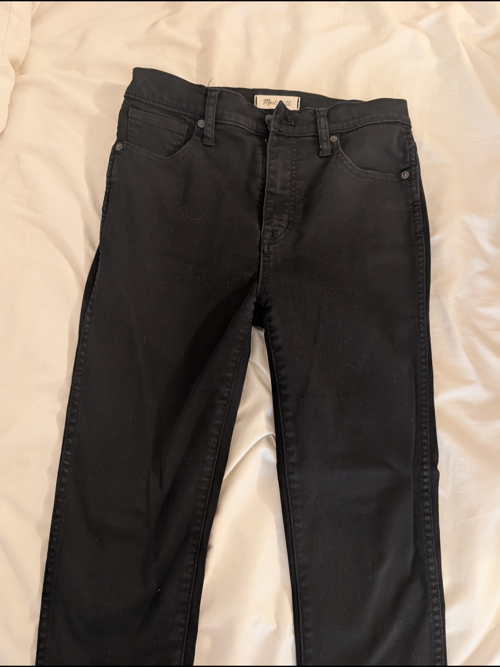 Madewell Women's High Rise Skinny Jeans in Black